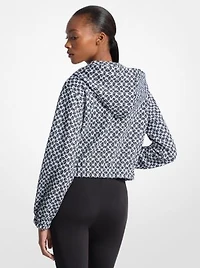 Graphic Logo Cotton Blend Jacket