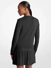 Cotton Blend Cardigan