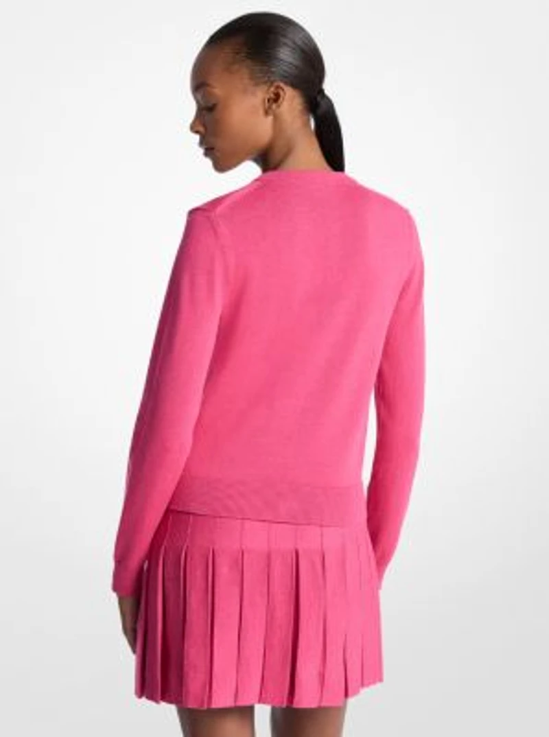 Cotton Blend Cardigan