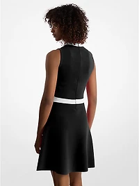 Viscose Blend Snap Dress