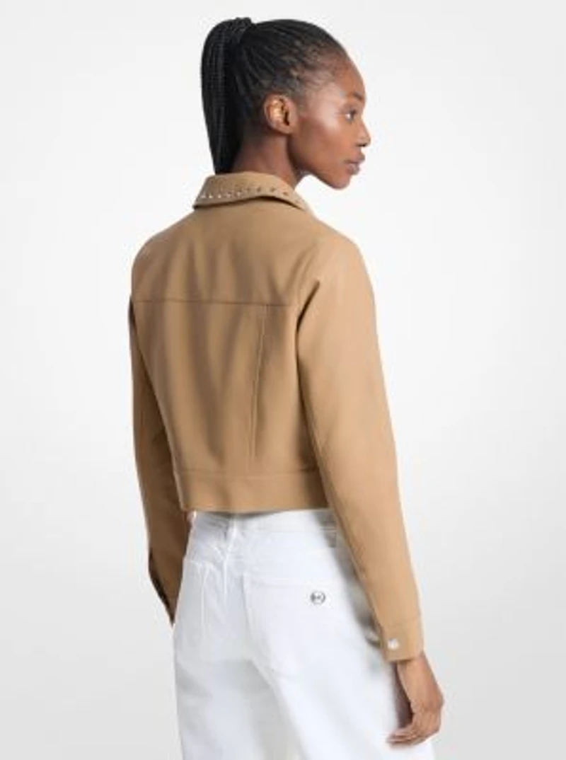 Studded Cropped Jacket