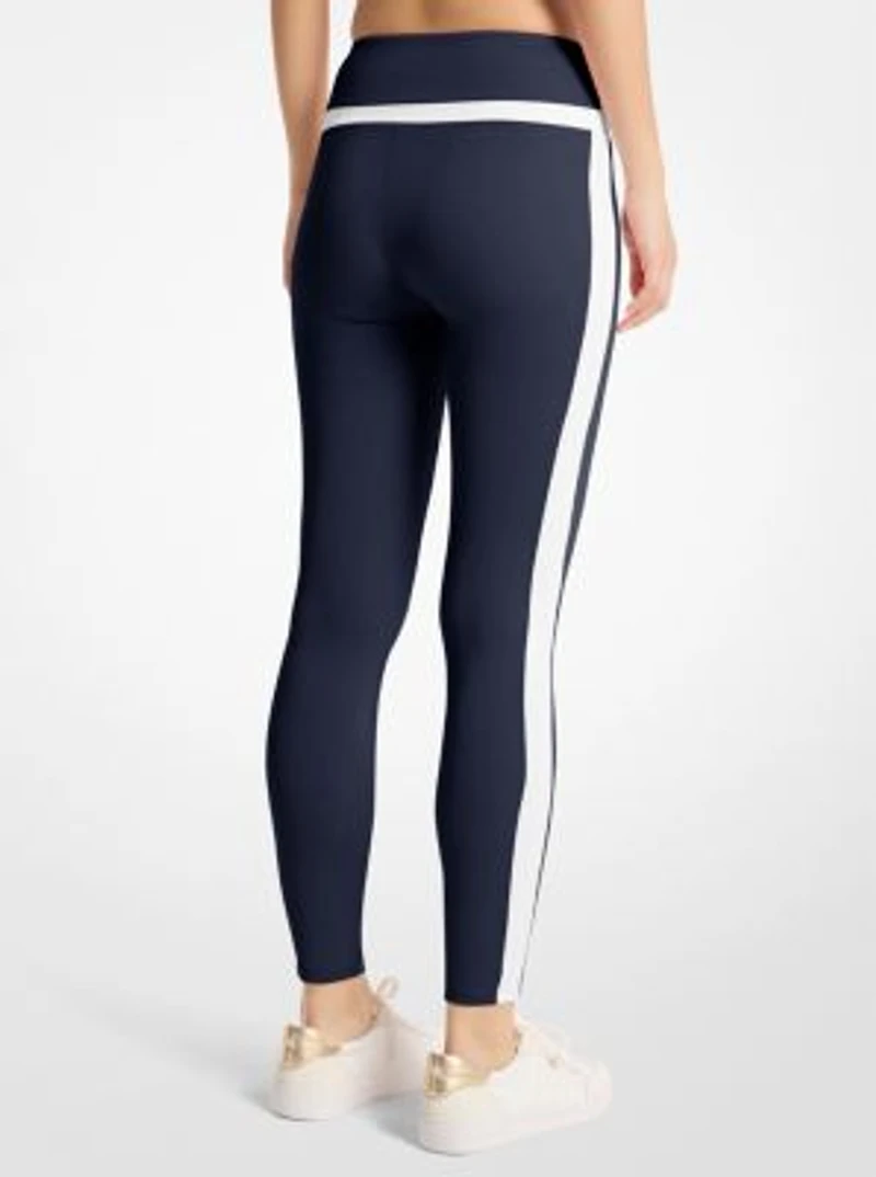 Stretch Knit High-Waisted Leggings