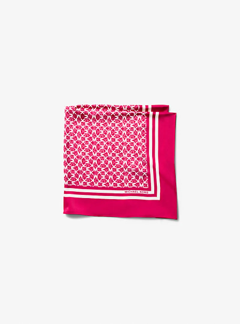 Signature Logo Satin Scarf