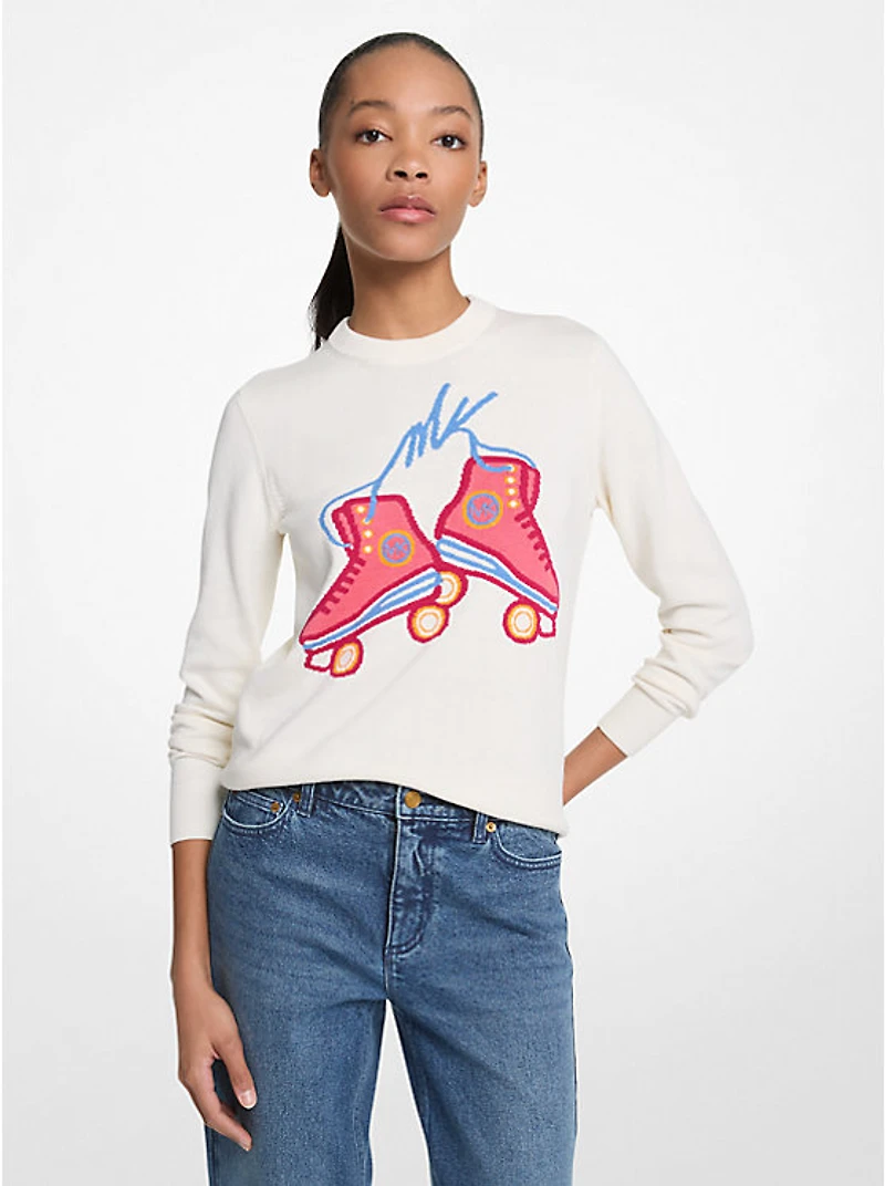 Graphic Knit Sweater
