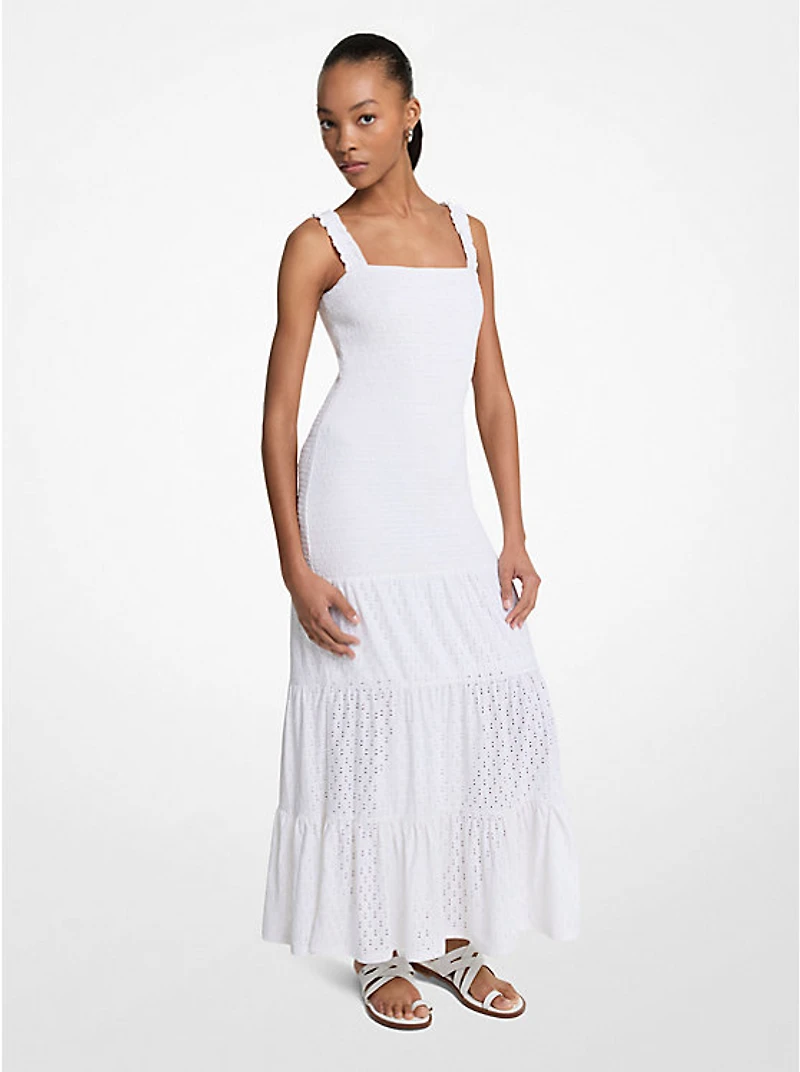 Smocked Tiered Maxi Dress
