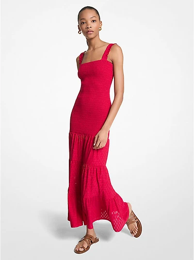 Smocked Tiered Maxi Dress