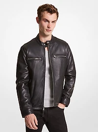 Leather Moto Jacket