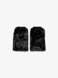 Faux Fur and Wool Leg Warmers