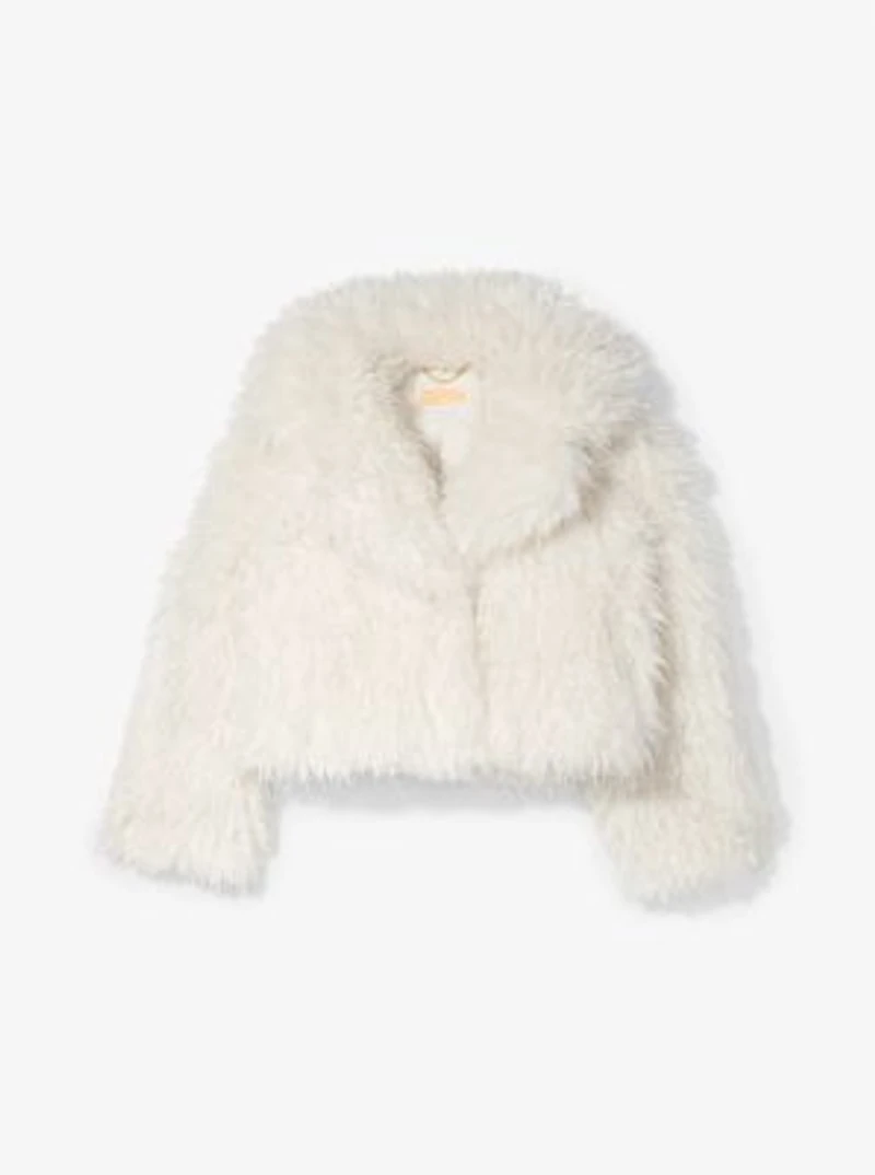 Cropped Faux Fur Jacket