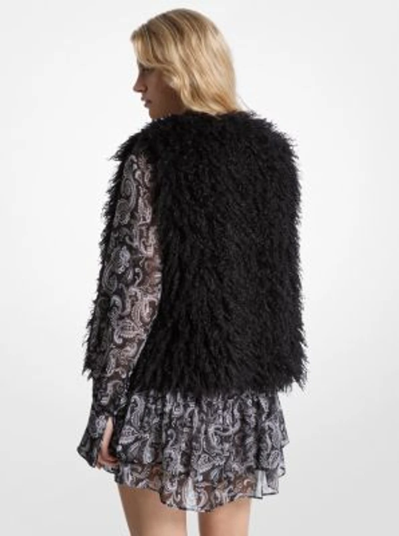 Faux Shearling Vest