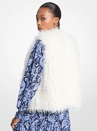 Faux Shearling Vest