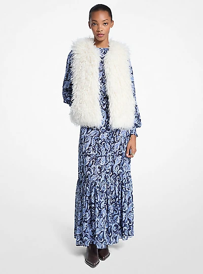 Faux Shearling Vest