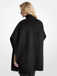 Double Face Wool Blend Cape