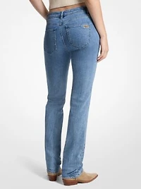 Stretch Denim Cigarette Jeans