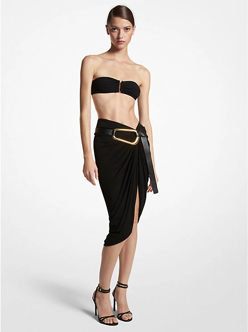 Stretch Crepe Bikini Set