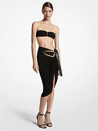 Stretch Crepe Bikini Set