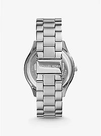 Slim Runway Silver-Tone Watch