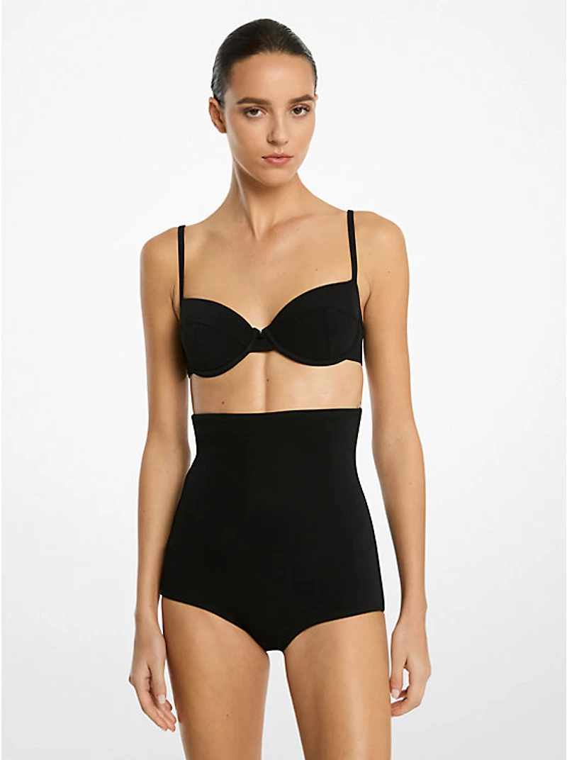 Stretch Crepe Bikini Set