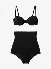 Stretch Crepe Bikini Set