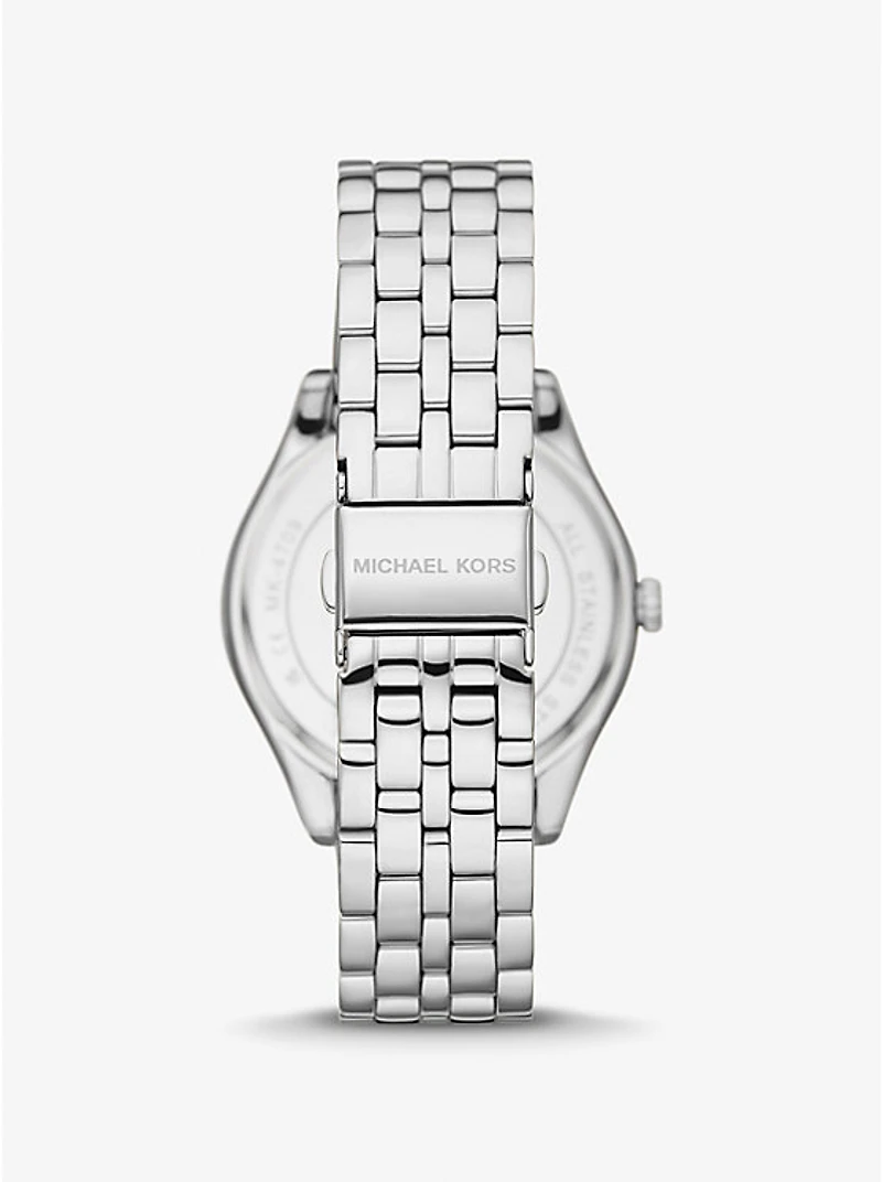 Harlowe Pavé Silver-Tone Watch