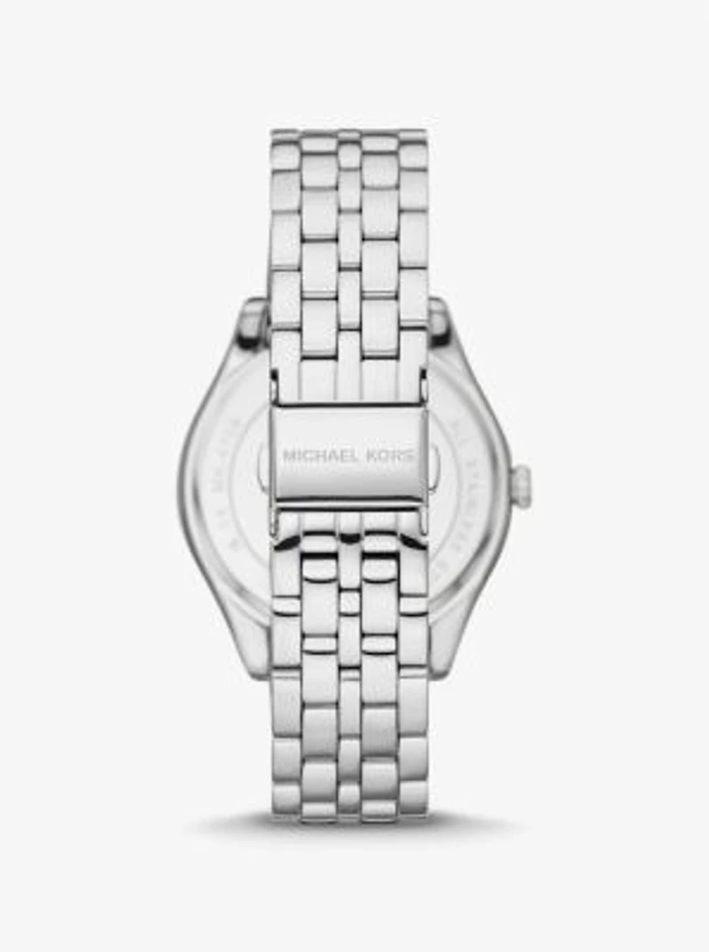 Harlowe Pavé Silver-Tone Watch