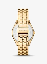 Harlowe Pavé Gold-Tone Watch
