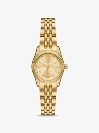Petite Lexington Pavé Gold-Tone Watch