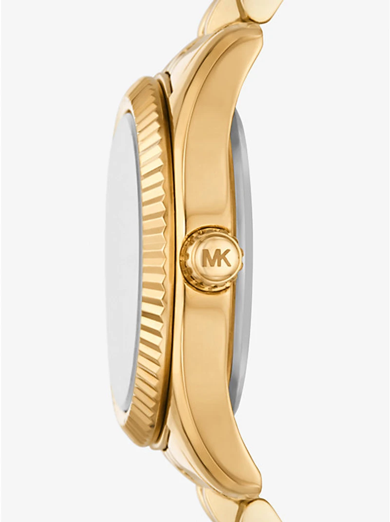 Petite Lexington Pavé Gold-Tone Watch