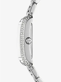 Petite Emery Silver-Tone Watch and Jewelry Gift Set