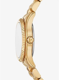 Petite Lexington Pavé Gold-Tone Watch