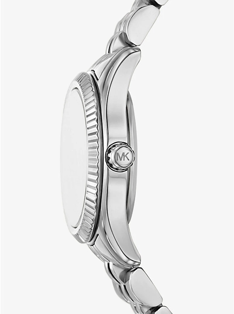 Petite Lexington Pavé Silver-Tone Watch