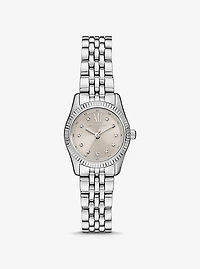Petite Lexington Pavé Silver-Tone Watch