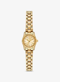 Mini Lexington Pavé Gold-Tone Watch