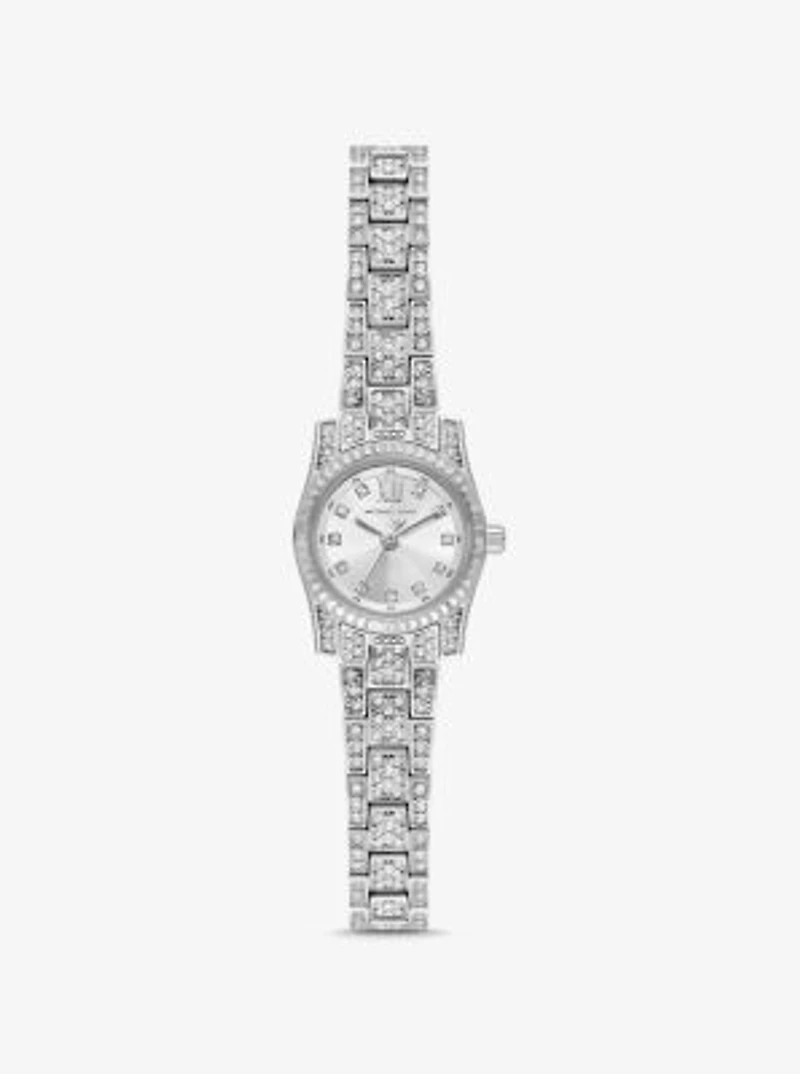 Mini Lexington Pavé Silver-Tone Watch