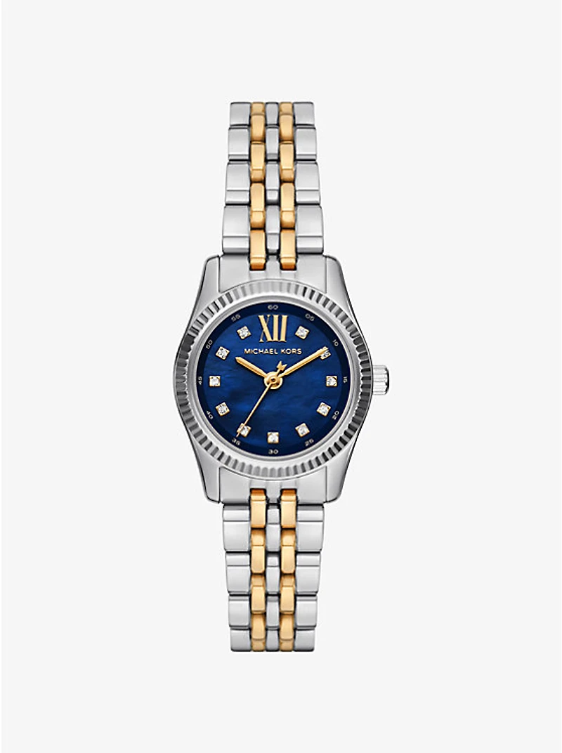 Mini Lexington Pavé Two-Tone Watch