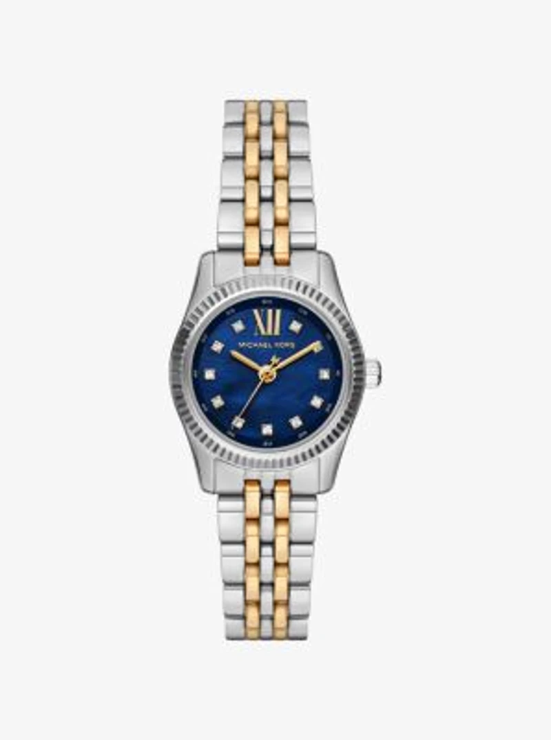 Mini Lexington Pavé Two-Tone Watch