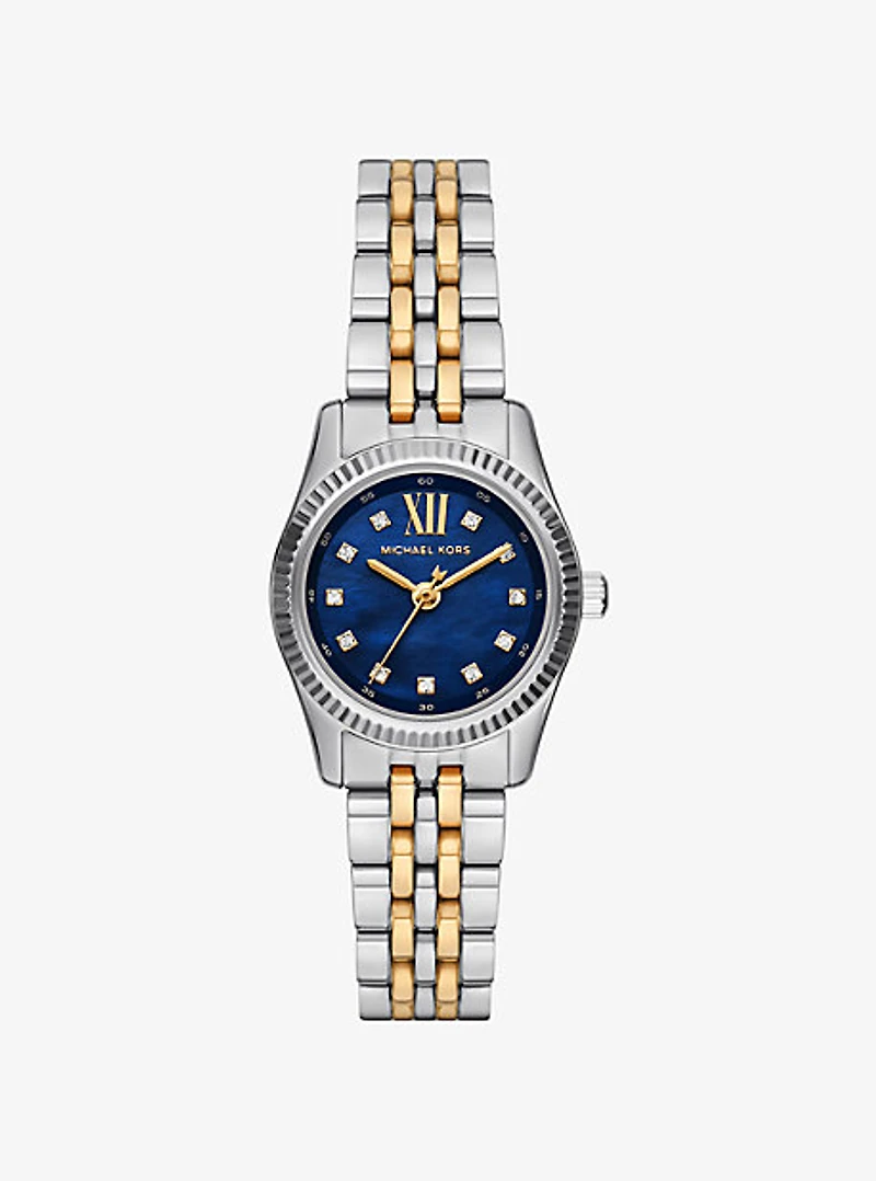 Mini Lexington Pavé Two-Tone Watch