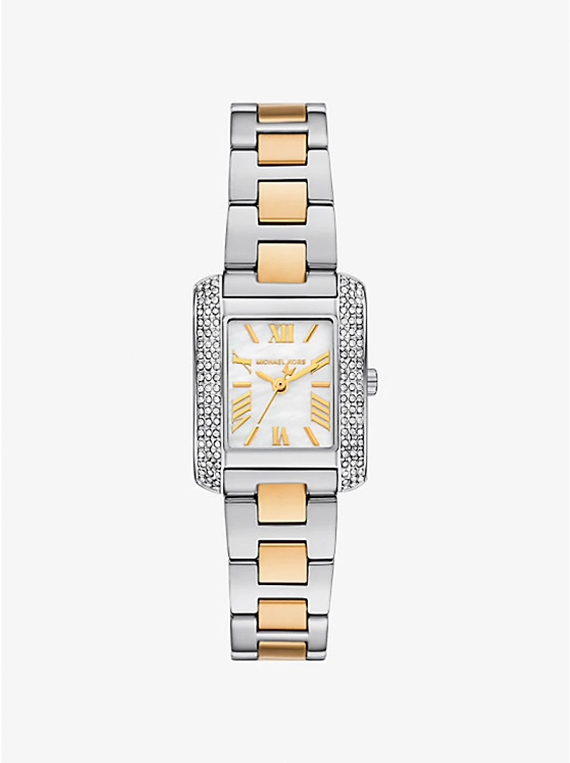 Petite Emery Pavé Two-Tone Watch