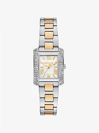 Petite Emery Pavé Two-Tone Watch