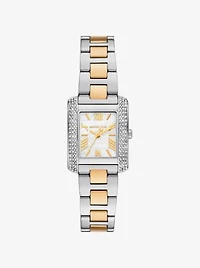 Petite Emery Pavé Two-Tone Watch