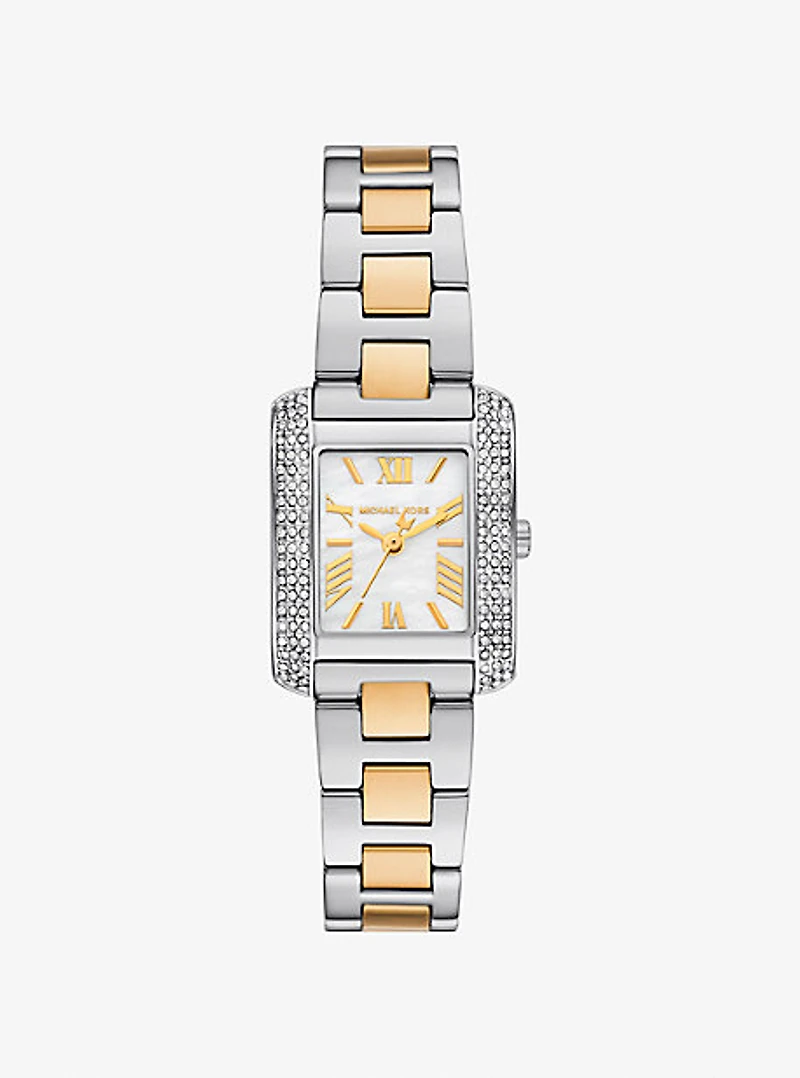 Petite Emery Pavé Two-Tone Watch