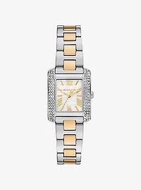 Petite Emery Pavé Two-Tone Watch