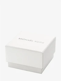 Darrington Pavé Silver-Tone Ring Watch