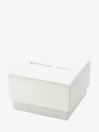 Darrington Pavé Silver-Tone Ring Watch