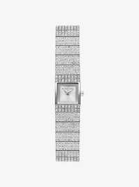 Mini Darrington Pavé Silver-Tone Watch