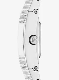 Mini Darrington Pavé Silver-Tone Watch