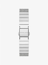 Mini Darrington Pavé Silver-Tone Watch