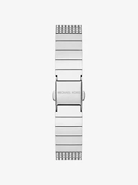 Mini Darrington Pavé Silver-Tone Watch