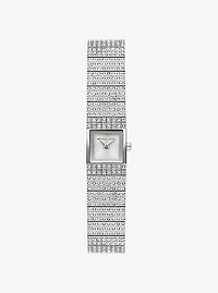 Mini Darrington Pavé Silver-Tone Watch
