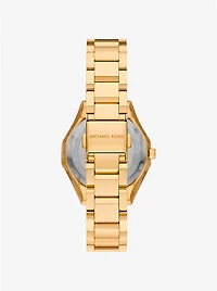Mini Raquel Pavé Gold-Tone Watch